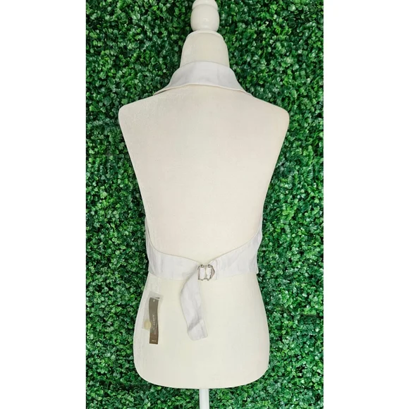 J.Crew Open-back vest in linen-cupro blend - Picture 11 of 16